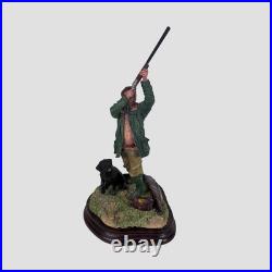 The Crosser Black Labrador Border Fine Arts Limited Edition Gundog Model