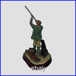 The Crosser Black Labrador Border Fine Arts Limited Edition Gundog Model