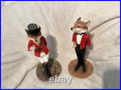 The Duke Of Reynard & Viscount Albert Foxes By Border Fine Arts