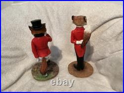 The Duke Of Reynard & Viscount Albert Foxes By Border Fine Arts