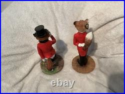 The Duke Of Reynard & Viscount Albert Foxes By Border Fine Arts