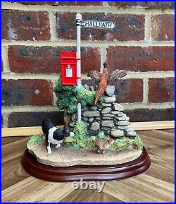 The James Herriot Collection Up & Away Border Fine Arts Figurine A21284 Rare