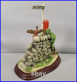 The James Herriot Collection Up & Away Border Fine Arts Figurine A21284 Rare