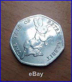 The Tale of Peter Rabbit' Beatrix Potter Collection 50p Coin (2017 Edition)