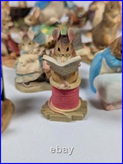 The World of Beatrix Potter Peter Rabbit Border Fine Arts 24 Bundle READ DESC
