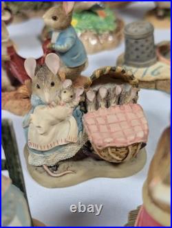 The World of Beatrix Potter Peter Rabbit Border Fine Arts 24 Bundle READ DESC