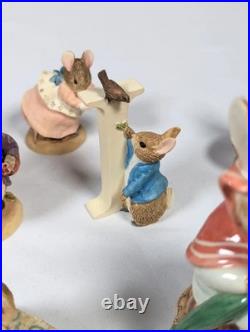 The World of Beatrix Potter Peter Rabbit Border Fine Arts 24 Bundle READ DESC