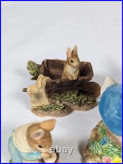 The World of Beatrix Potter Peter Rabbit Border Fine Arts 24 Bundle READ DESC