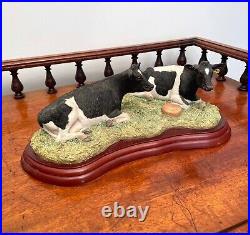 Uncommon Border Fine Arts James Herriot Figure Cow Group'chewing The Cud