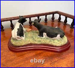 Uncommon Border Fine Arts James Herriot Figure Cow Group'chewing The Cud