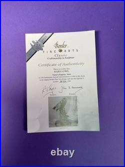 Unused Border fine arts'Barn owl