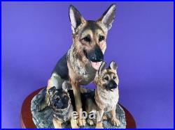 Unused Border fine arts'German Shepherd & pups