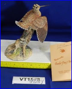 VERY RARE Vintage Border Fine Arts Woodcock by James Harvey VT1578