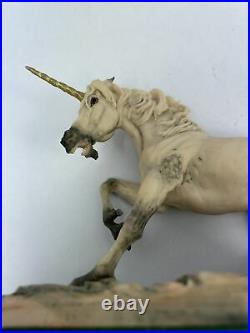 VTG 1980 Border Fine Arts David Geenty Unicorn Figurine Rare Made For Schmid