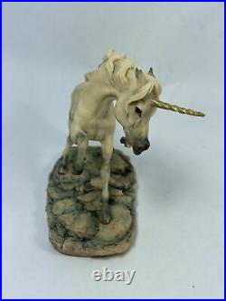 VTG 1980 Border Fine Arts David Geenty Unicorn Figurine Rare Made For Schmid