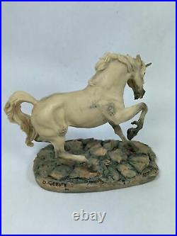 VTG 1980 Border Fine Arts David Geenty Unicorn Figurine Rare Made For Schmid