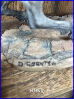 VTG Unicorn & Maiden Sculpture Border Fine Arts 1980 Signed David Geenty Rare VTG Unicorn & Maiden Sculpture Border Fine Arts 1980 Signed David Geenty Rare