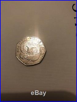 Very Rare Mrs Tiggy-Winkle 50p Coin Peter Rabbit