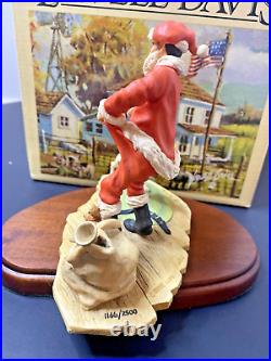 Vintage 1980 Schmid Christmas at Red Oak II by Lowell Davis Figurine with COA
