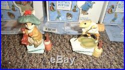 Vintage 1996 Border Fine Arts World Of Beatrix Potter 5 Storybook Figurines NEW