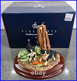 Vintage Border Fine Arts B0202 Helping Out 1997 Limited Edition Boxed Signed A1