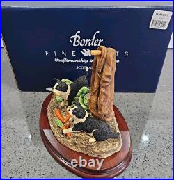 Vintage Border Fine Arts B0202 Helping Out 1997 Limited Edition Boxed Signed A1