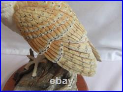 Vintage Border Fine Arts B0276 Barn Owl ON THE LOOKOUT 24x19cm 1974 grams 1998