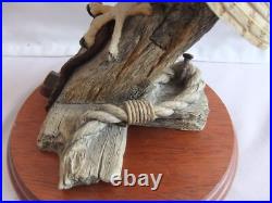Vintage Border Fine Arts B0276 Barn Owl ON THE LOOKOUT 24x19cm 1974 grams 1998