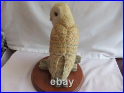 Vintage Border Fine Arts B0276 Barn Owl ON THE LOOKOUT 24x19cm 1974 grams 1998
