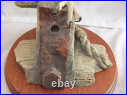 Vintage Border Fine Arts B0276 Barn Owl ON THE LOOKOUT 24x19cm 1974 grams 1998