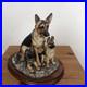 Vintage-Border-Fine-Arts-German-shepherd-and-her-pups-Large-Figure-On-Plinth-01-zsn