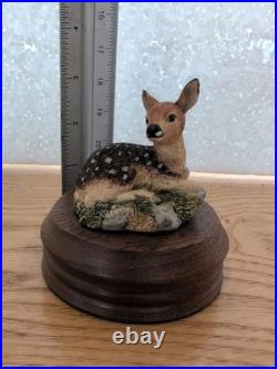 Vintage Border Fine Arts Morning Mist Roe Deer Fawn Figurine Model SRE5 1994 VGC