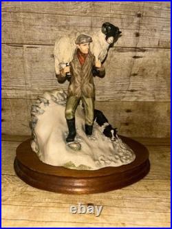 Vintage Border Fine Arts Winter Rescue Figure Model no JH41 By Anne Butler Vintage Border Fine Arts Winter Rescue Figure Model no JH41 By Anne Butler