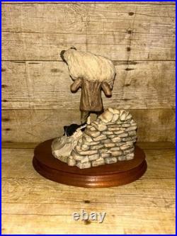 Vintage Border Fine Arts Winter Rescue Figure Model no JH41 By Anne Butler Vintage Border Fine Arts Winter Rescue Figure Model no JH41 By Anne Butler