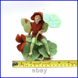 Vintage Border Fine Arts of Scotland Hand Made FUCHSIA FAIRY Figurine made in UK