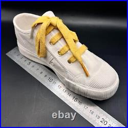 Vintage Hand Made Collectible Decorative Figure Sneaker Shoe of Gypsum Signed