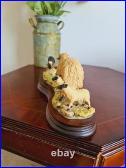Vintage Sculpture Blackfaced In Scotland Signed