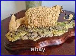 Vintage Sculpture Blackfaced In Scotland Signed