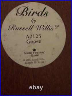 Vintage The Goose Figure No-A0125 Russell Willis. Border Fine Arts