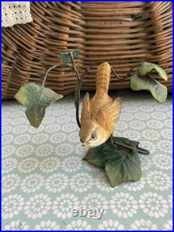 WREN ON IVY Border Fine Arts Scotland FINESSE BIRDS RARE SH