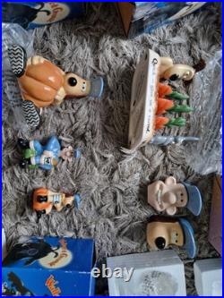 Wallace & Gromit BORDER FINE ARTS Toast rack, Salt & pep, egg cups, Bank? Rare