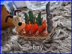 Wallace & Gromit BORDER FINE ARTS Toast rack, Salt & pep, egg cups, Bank? Rare