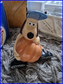 Wallace & Gromit BORDER FINE ARTS Toast rack, Salt & pep, egg cups, Bank? Rare