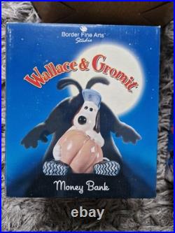 Wallace & Gromit BORDER FINE ARTS Toast rack, Salt & pep, egg cups, Bank? Rare