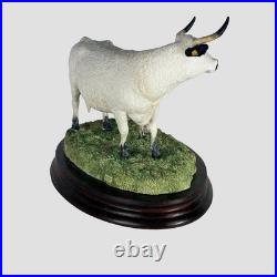 White Park Cow and Calf Border Fine Arts Cattle Model Limited Edition