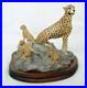 Wildtrack-Rare-Ltd-edition-Cheetah-Cubs-Sculpture-1990-s-like-Border-Fine-Arts-01-vdt
